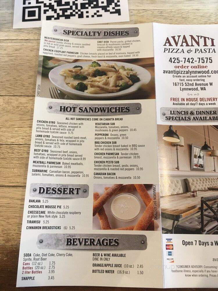 Avanti Pizza & Pasta - Lynnwood, WA