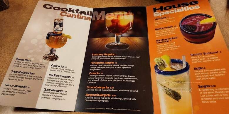 Azteca Mexican - Seattle, WA menu_pic