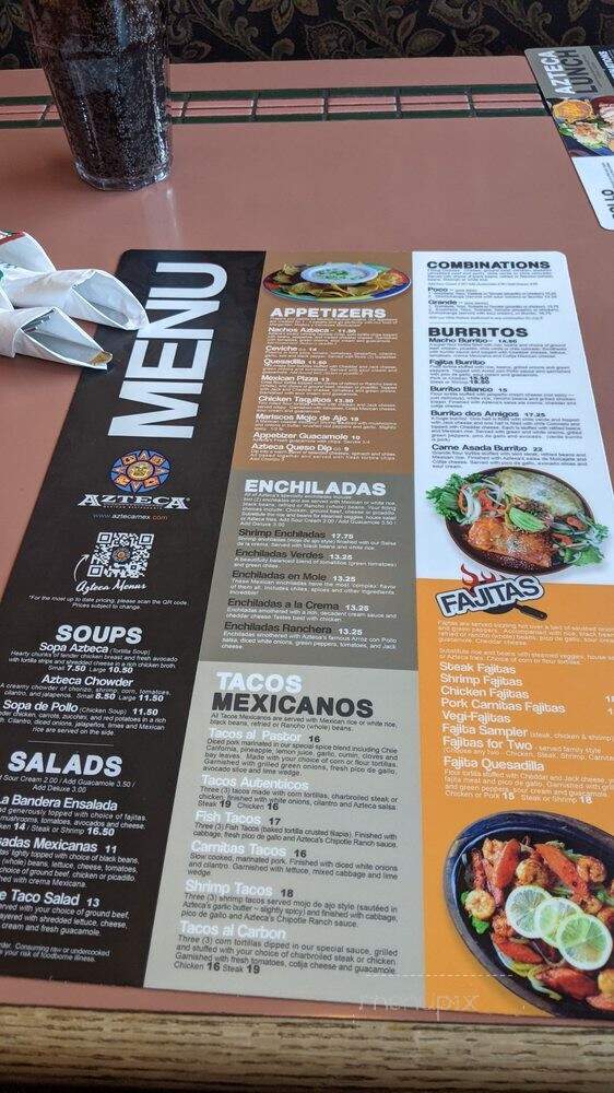 Azteca Mexican - Mukilteo, WA menu_pic