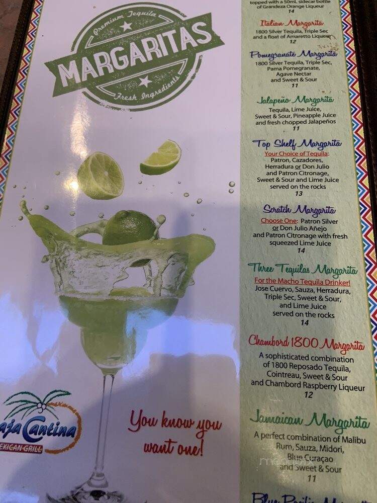 Baja Cantina - Sequim, WA menu_pic