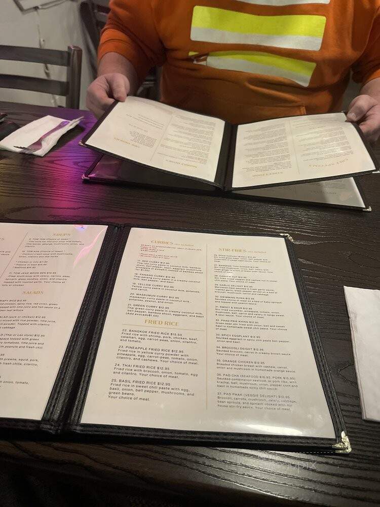 Bangkok Thai Restaurant - Puyallup, WA menu_pic
