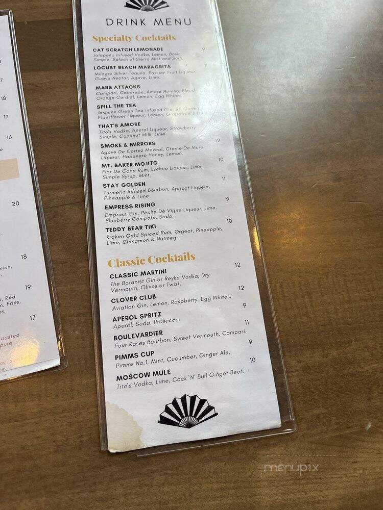 Black Cat - Bellingham, WA menu_pic