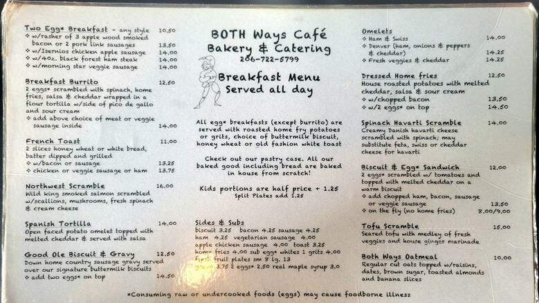 Both Ways Cafe - Seattle, WA