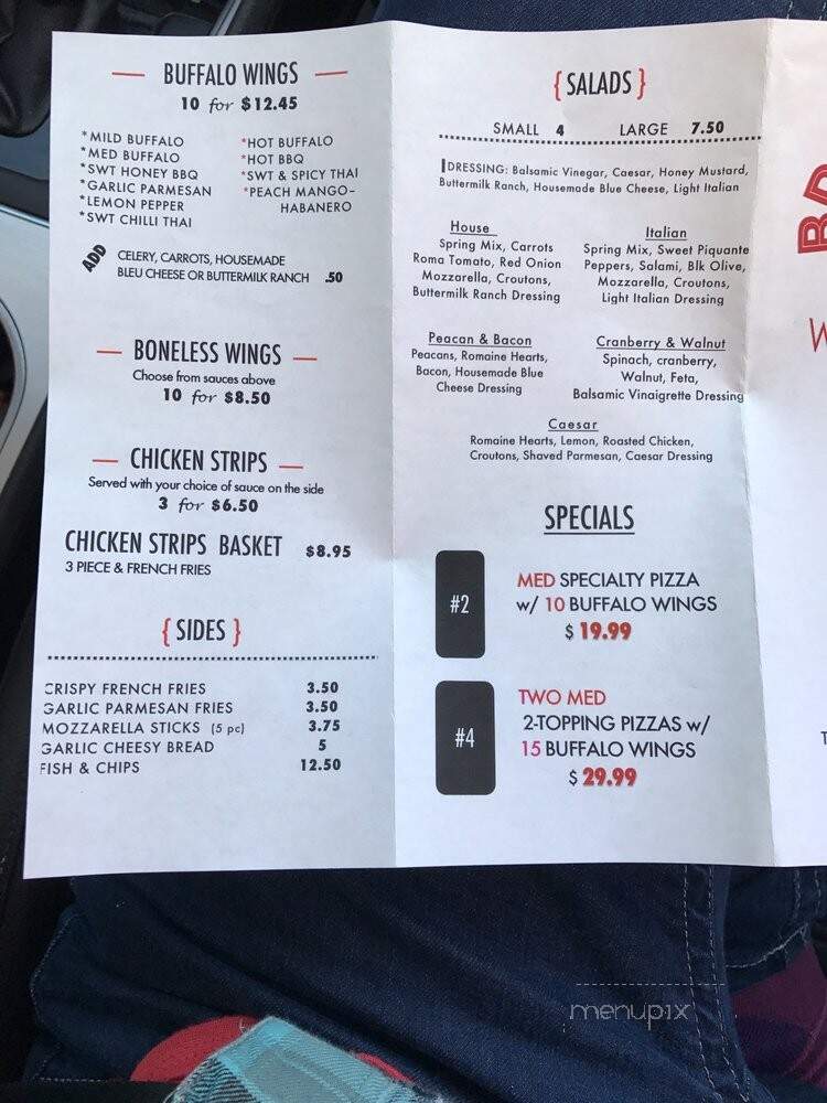 Bruceskis Buffalo Wings - Dupont, WA menu_pic