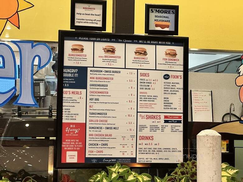 Burgermaster Of Bellevue - Bellevue, WA menu_pic