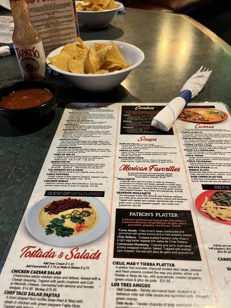 Casa Taptia - Woodland, WA menu_pic