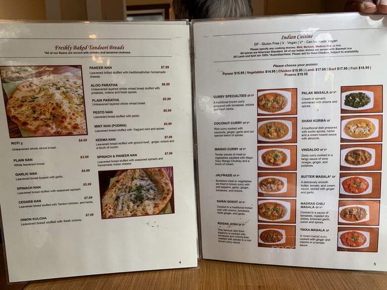 Cedars Restaurant On Brooklyn - Seattle, WA menu_pic