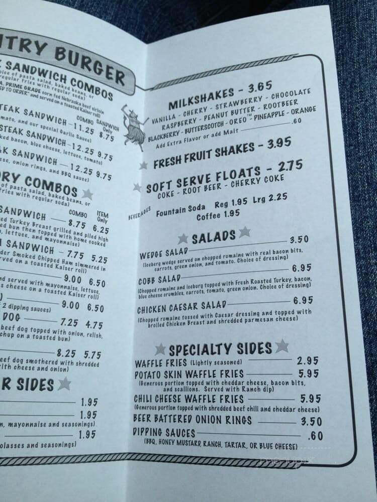 Country Burger - Arlington, WA menu_pic