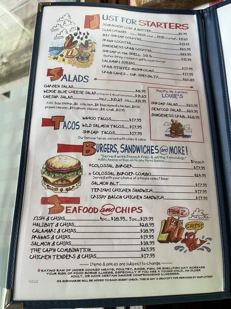 Crabpot Restaurant - Bellevue, WA menu_pic