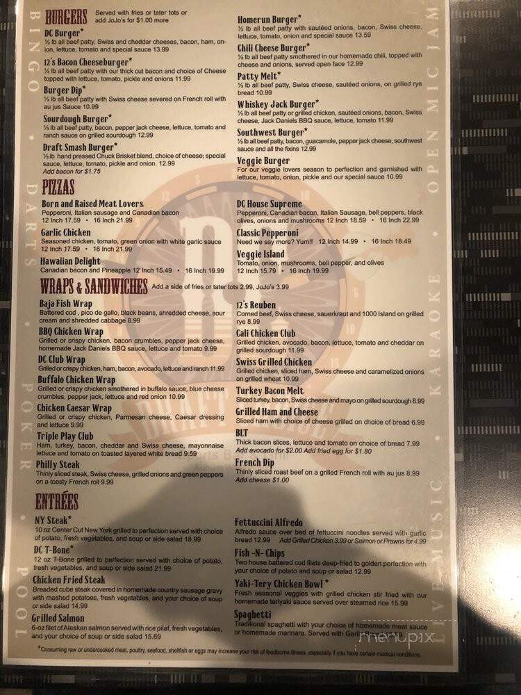 Draft Choice - Auburn, WA menu_pic