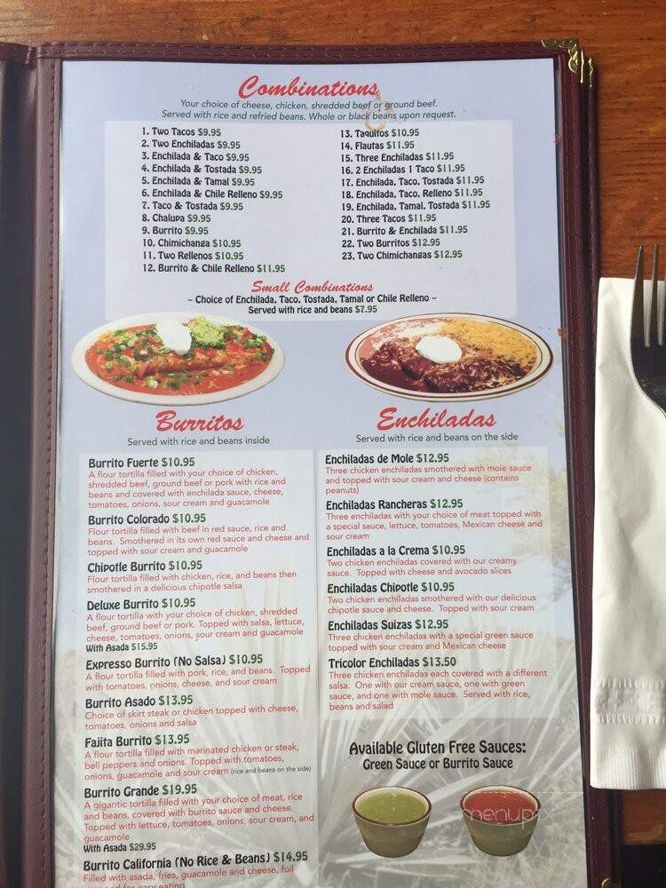 El Agave Family Mexican Restaurant - Seattle, WA menu_pic