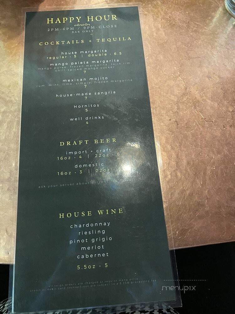 El Sarape II - Olympia, WA menu_pic