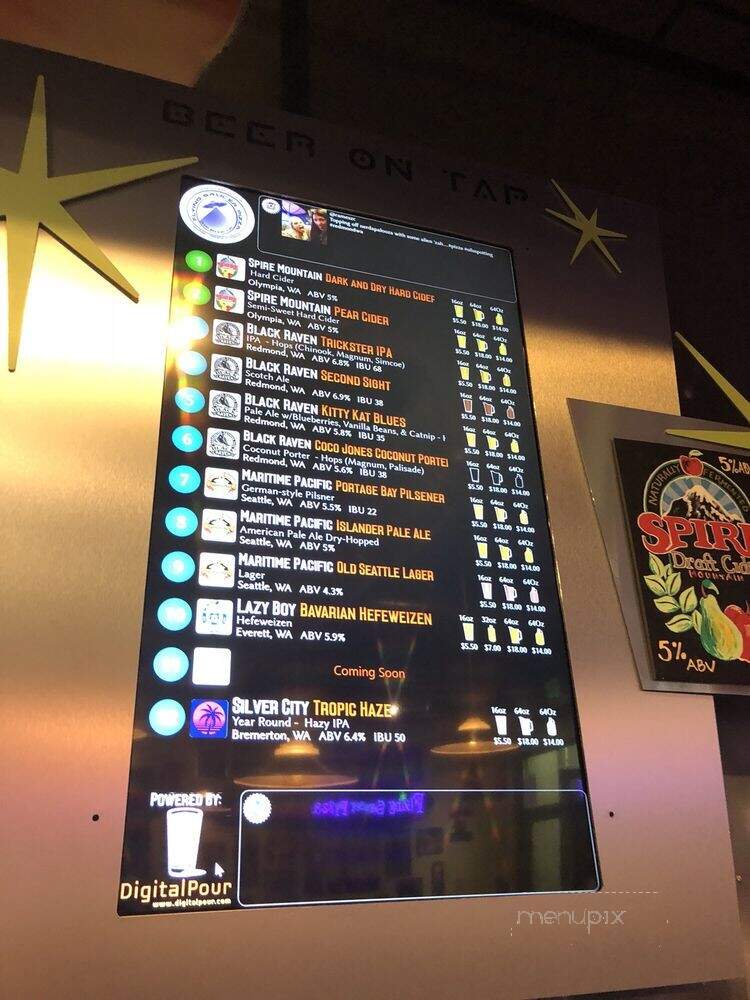 Flying Saucer Pizza - Redmond, WA menu_pic
