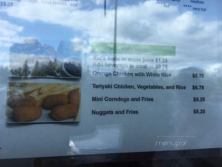 Golden Tusk Thai Cuisine - Battle Ground, WA menu_pic
