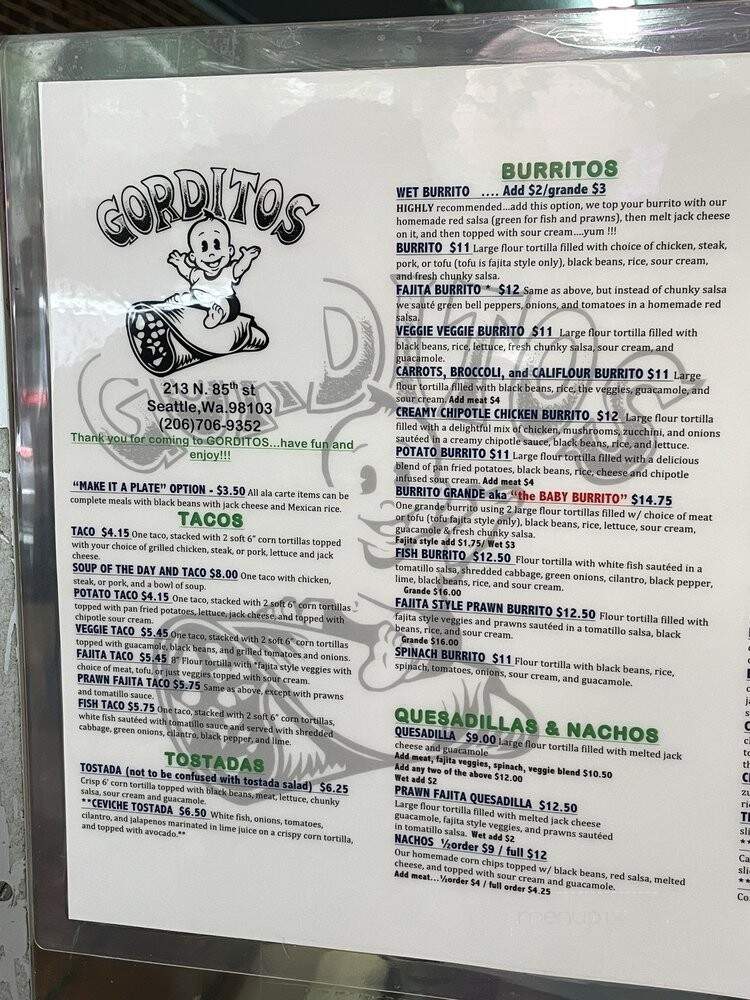 Gordito's Healthy Mexican Food - Seattle, WA