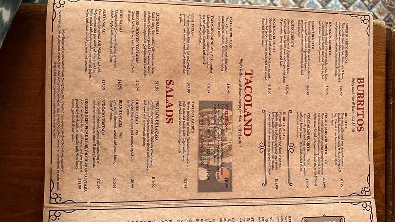 Hacienda Del Mar Mexican - Maple Valley, WA menu_pic