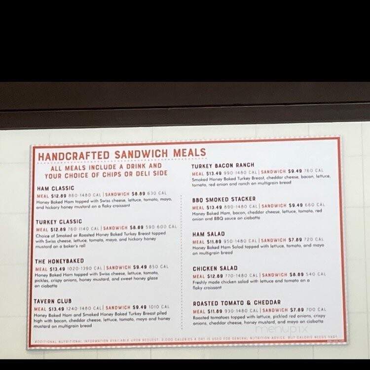 Honeybaked Ham Co - Bellevue, WA menu_pic