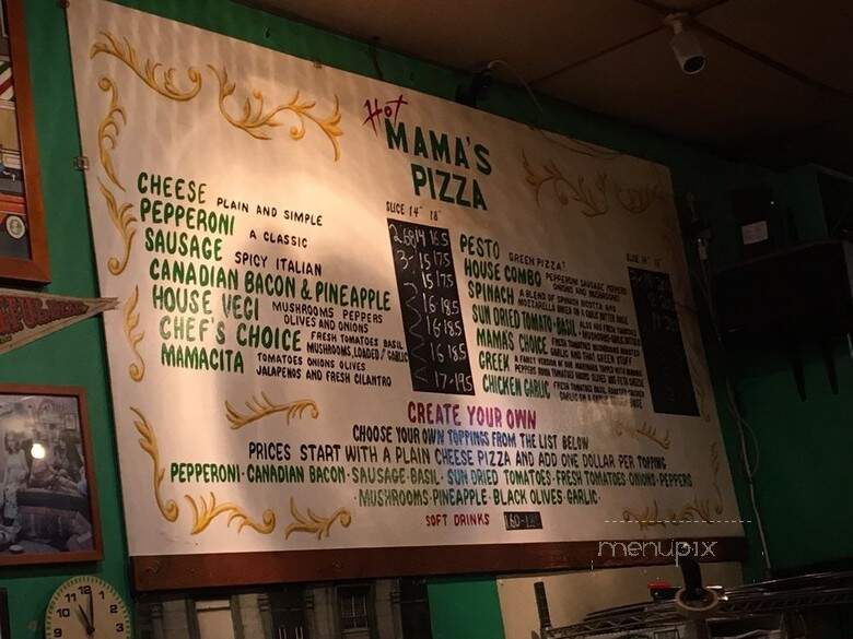 Hot Mama's Pizza - Seattle, WA menu_pic