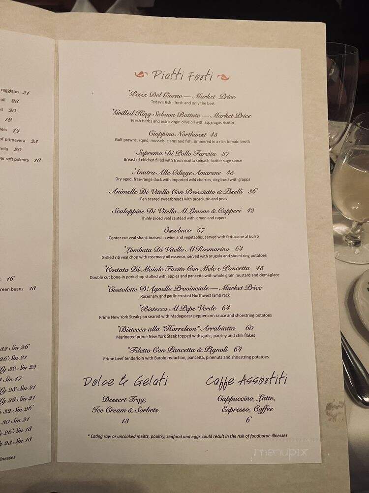 Il Terrazzo Carmine - Seattle, WA menu_pic