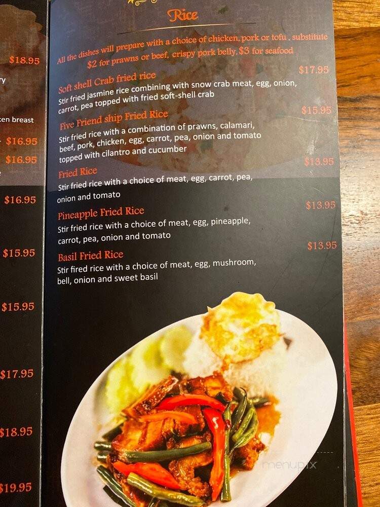 Jai Thai Restaurant - Seattle, WA menu_pic