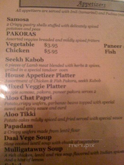 Jewel Of India - Seattle, WA menu_pic