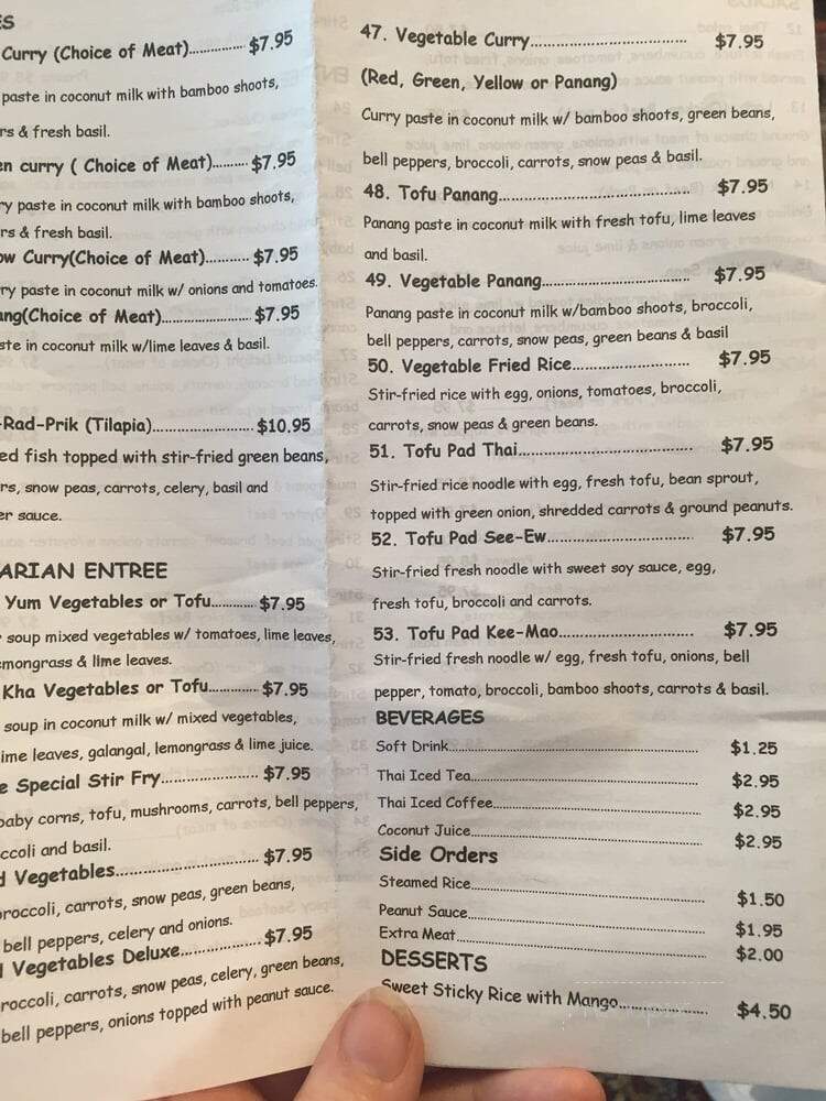 Khon-Khaen Cafe - Auburn, WA menu_pic