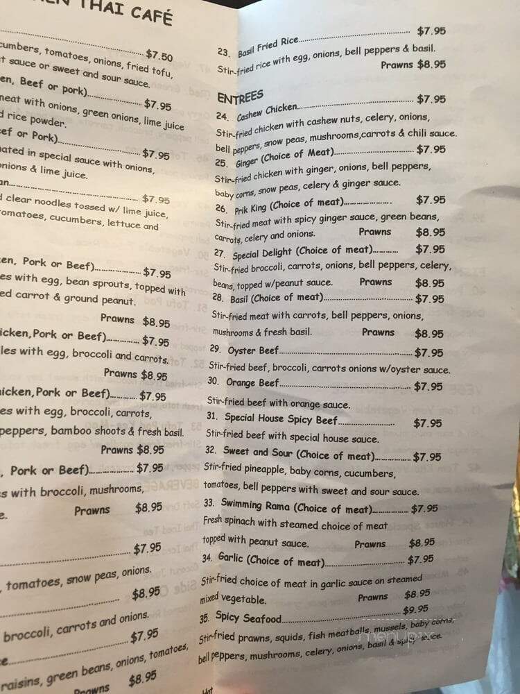 Khon-Khaen Cafe - Auburn, WA menu_pic