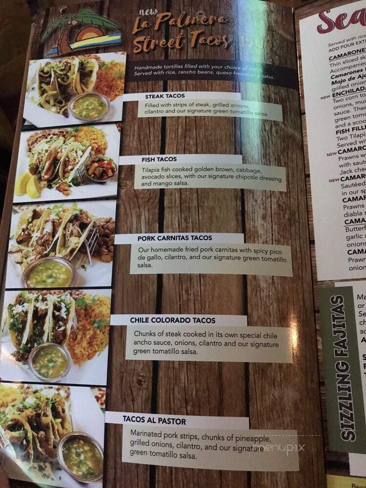 La Palmera 2 - Mill Creek, WA menu_pic