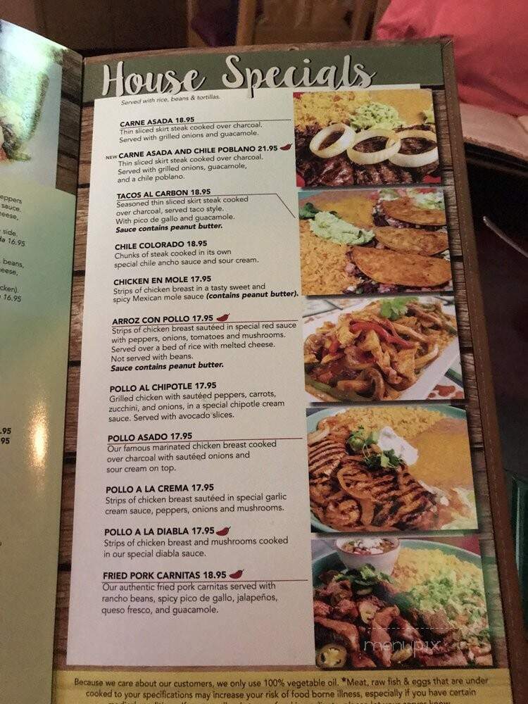 La Palmera 2 - Mill Creek, WA menu_pic