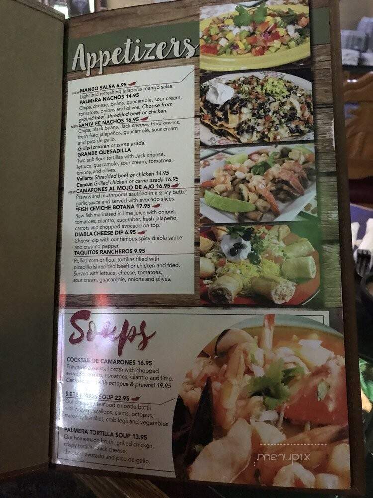 La Palmera 2 - Mill Creek, WA menu_pic
