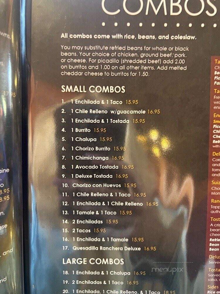 Las Garza - Marysville, WA menu_pic