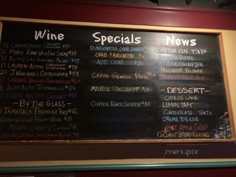 Melrose Grill - Renton, WA menu_pic
