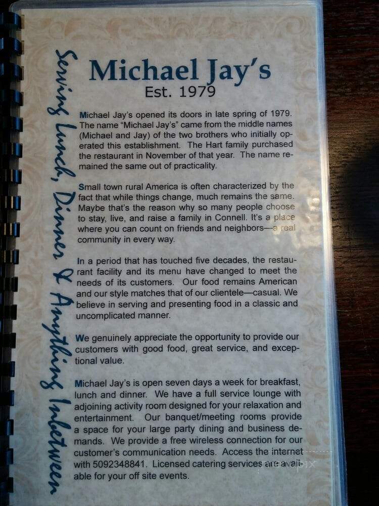 Michael Jay's Family Restaurant - Connell, WA