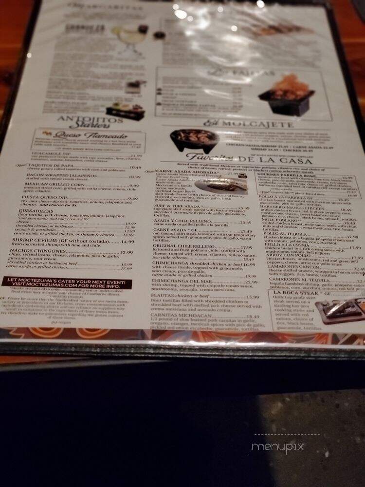 Moctezuma's Mexican Restaurant - Tacoma, WA menu_pic