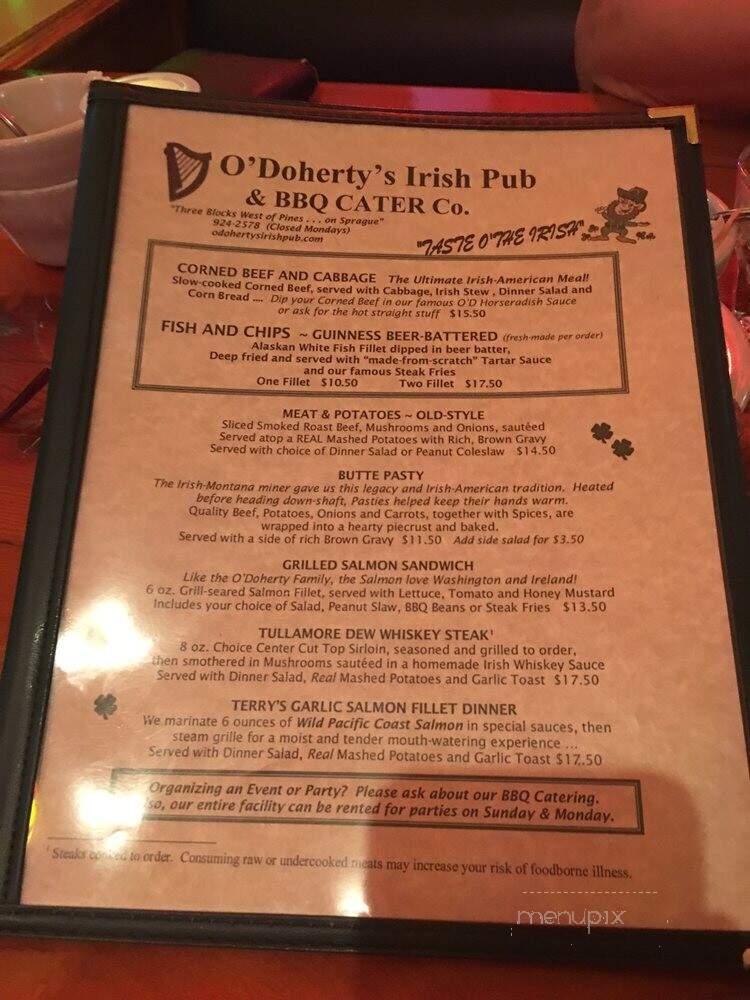 O'Doherty Irish Pub & BBQ - Spokane Valley, WA