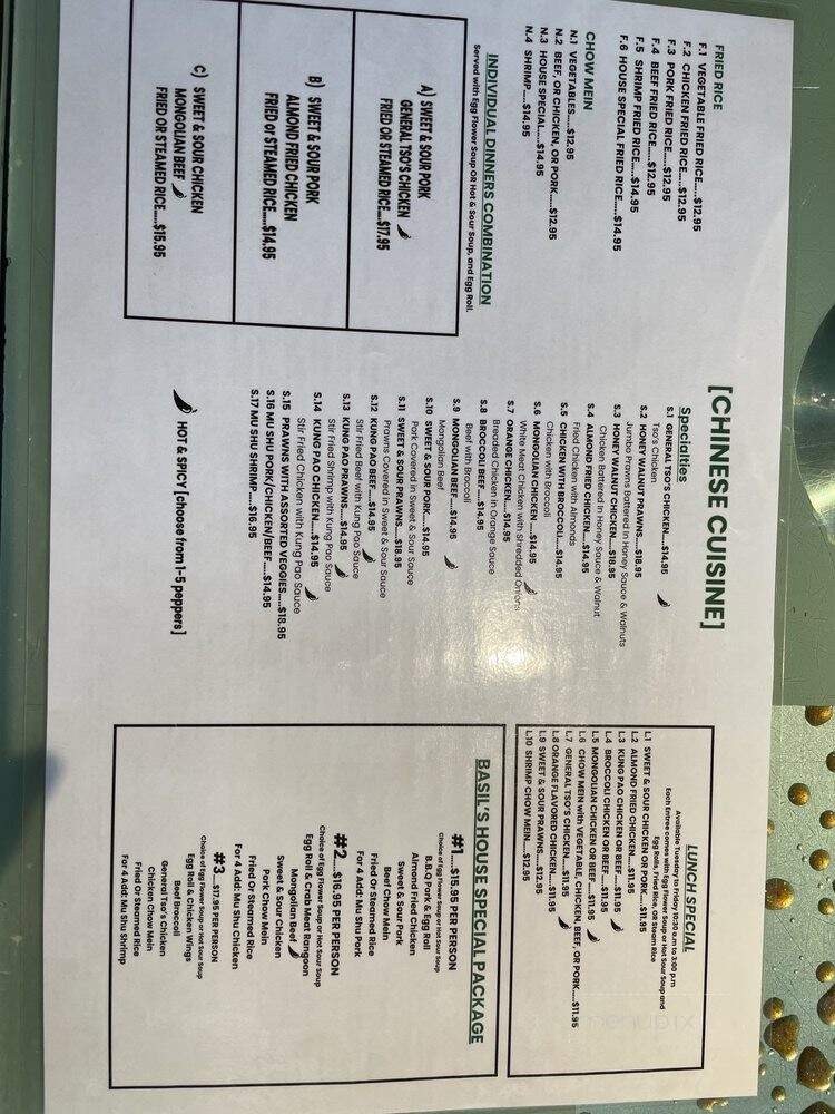 Peking Palace - Arlington, WA menu_pic
