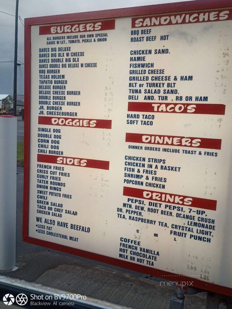 Pepp'rmint Stick Drive-In - Union Gap, WA menu_pic