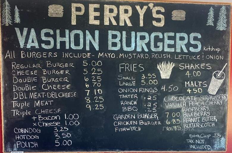 Perry's Vashon Burgers - Vashon, WA