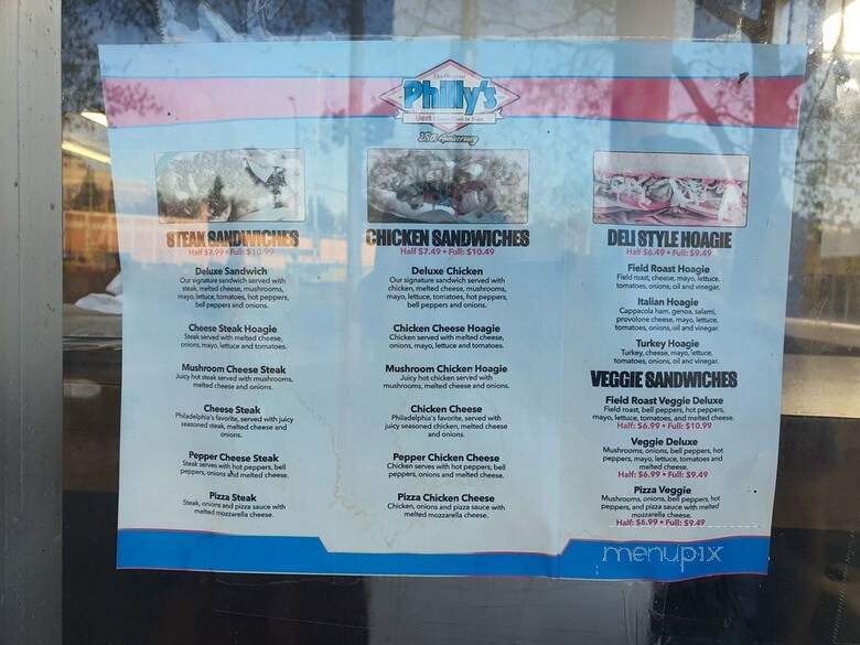 Philly's - Seattle, WA menu_pic