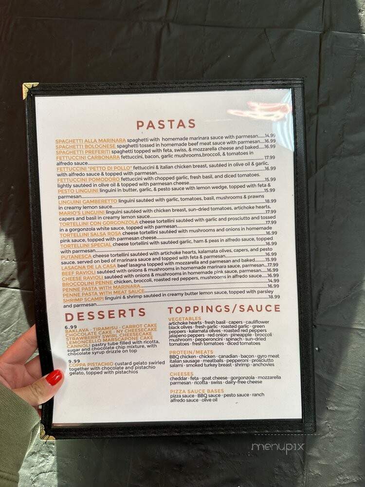 Pops Pizza & Pasta - Federal Way, WA menu_pic