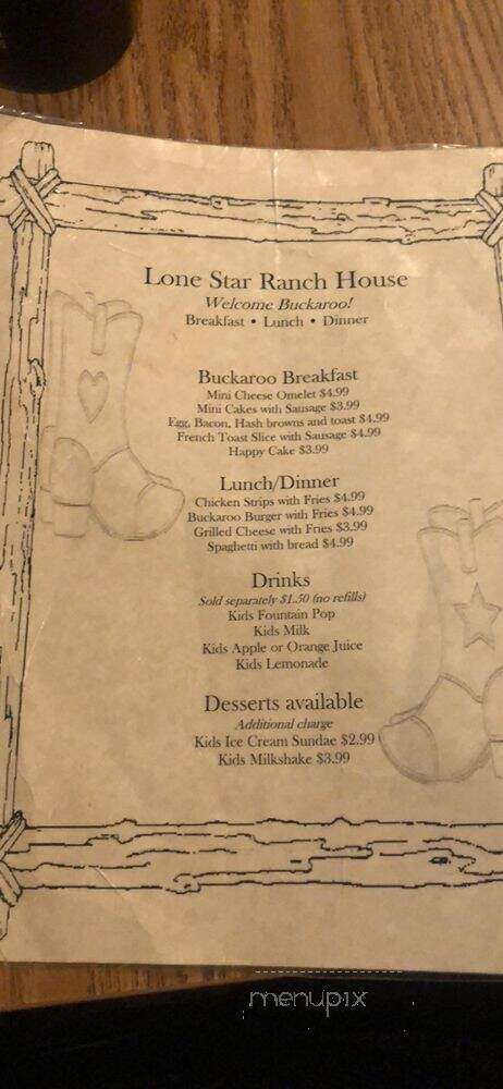 Ranch House Restaurant - Yakima, WA menu_pic