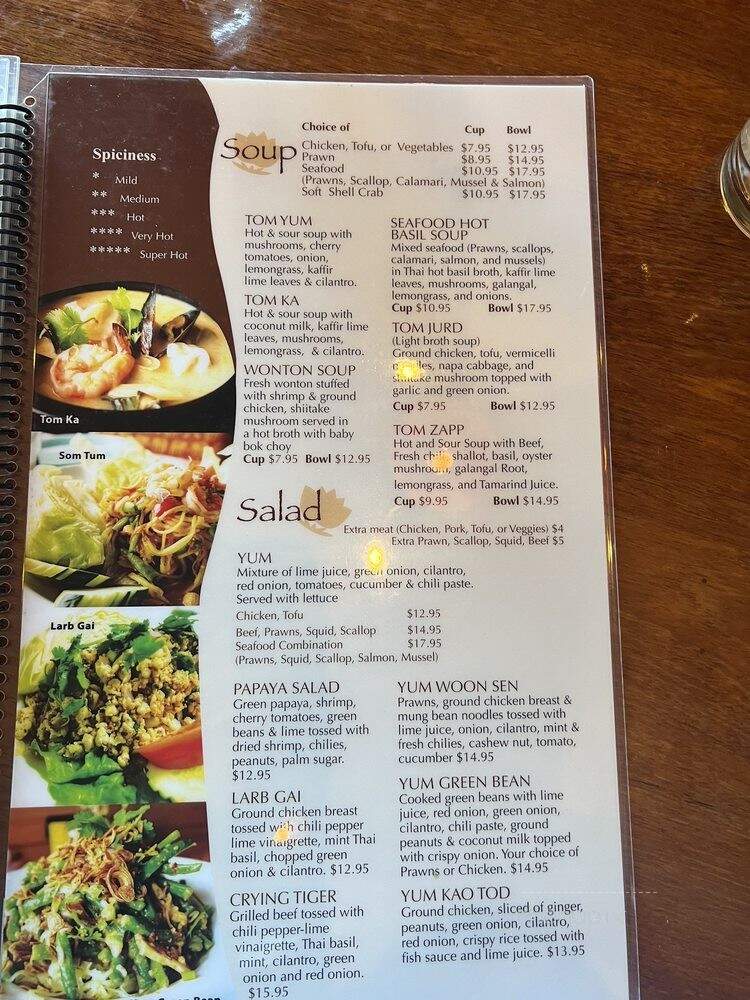 Rischa - Woodinville, WA menu_pic