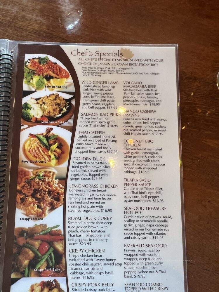 Rischa - Woodinville, WA menu_pic