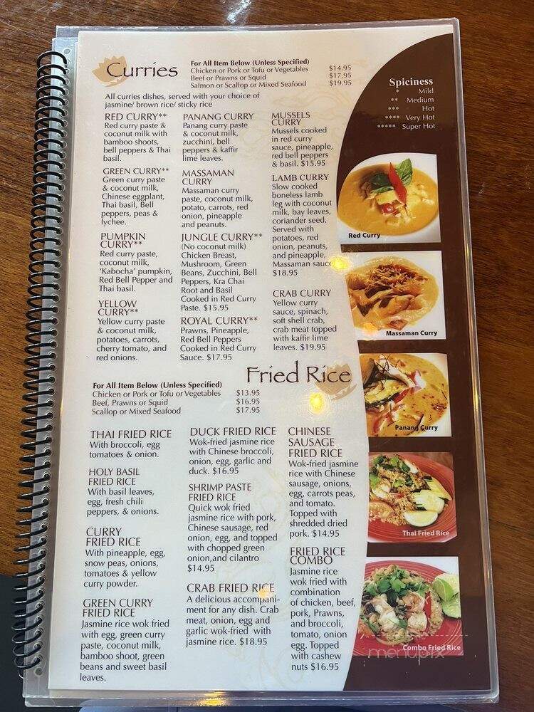 Rischa - Woodinville, WA menu_pic