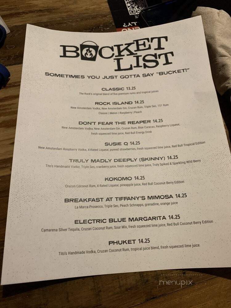 The Rock Wood Fired Pizza - Covington, WA menu_pic
