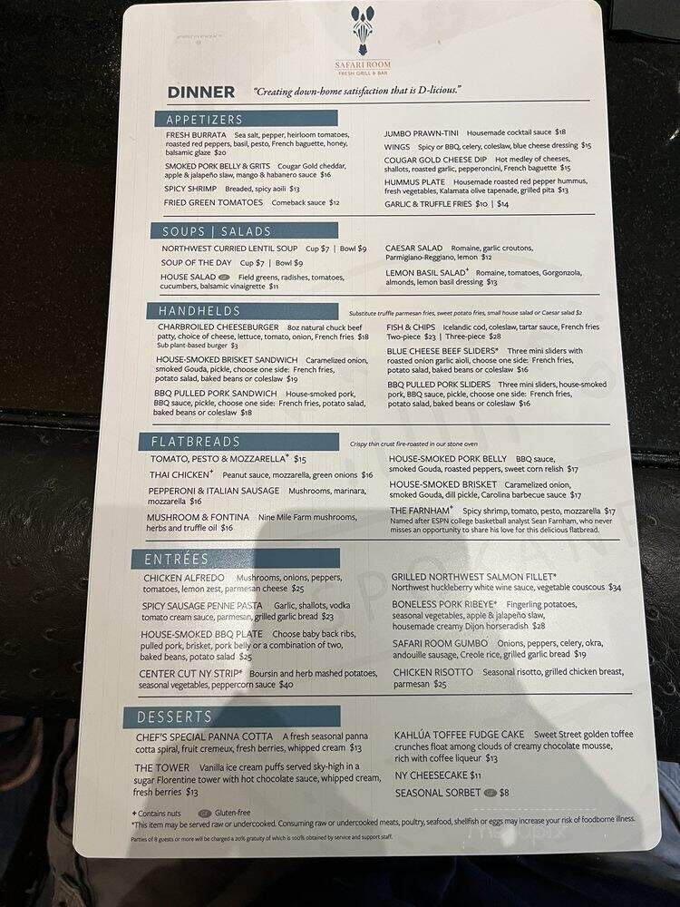 Safari Room Restaurant & Bar - Spokane, WA