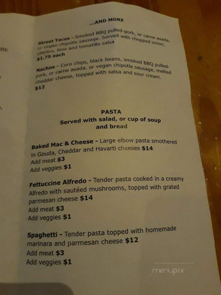 Shire Cafe - Arlington, WA menu_pic