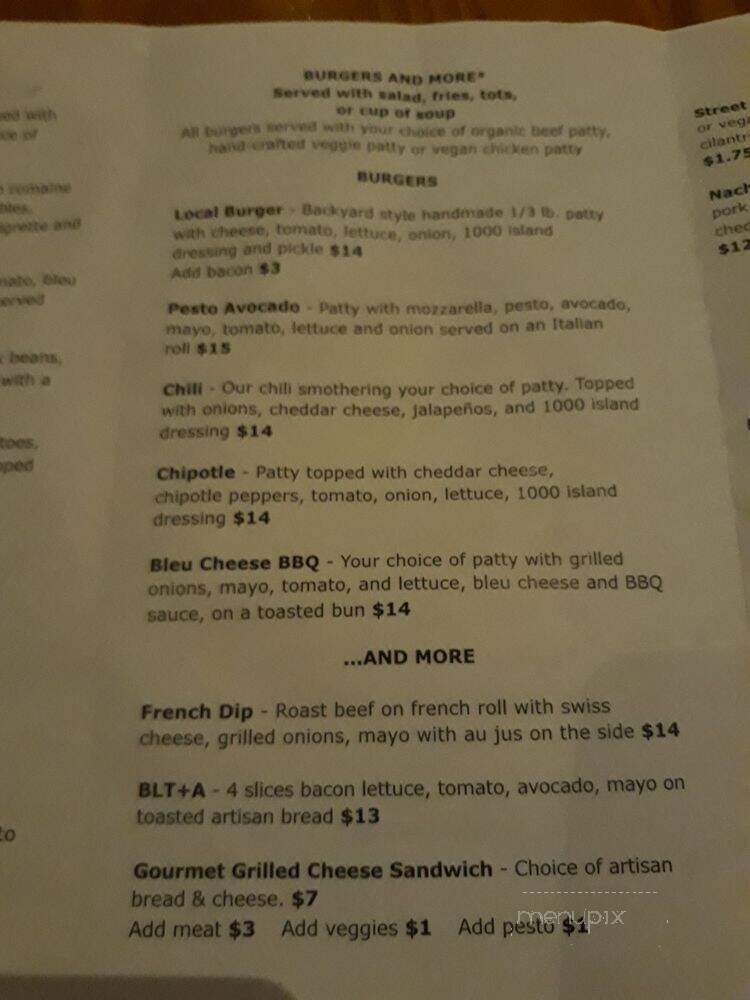 Shire Cafe - Arlington, WA menu_pic