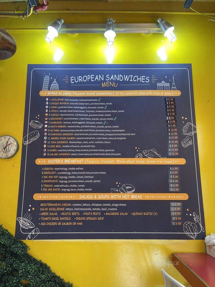 Sisters European Snacks - Seattle, WA menu_pic