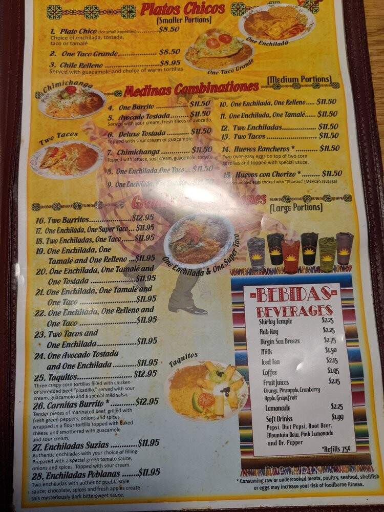 Sol De Mexico - Bellingham, WA menu_pic